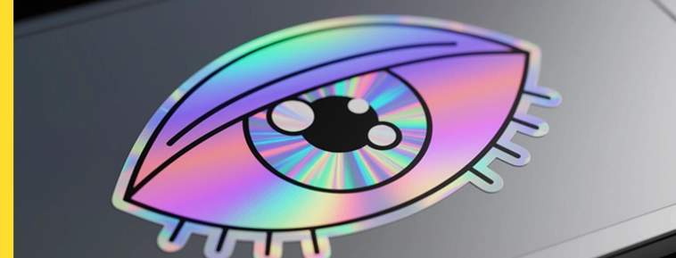 Holografische stickers  