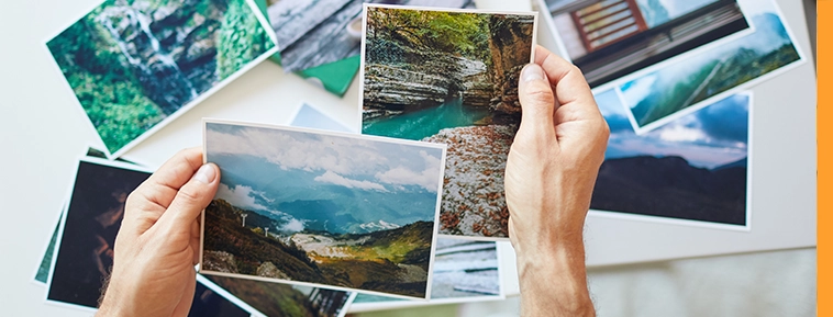 Flexibele foto afdruk