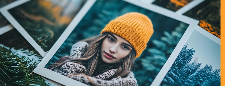 Vierkante foto afdruk