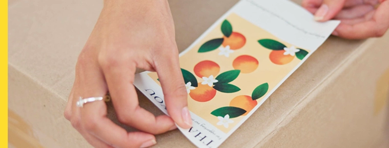 Voorgestanste stickers